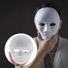 Nessiworld  Beyaz Renk Boyanabilir Anonim Tam Yüz Cosplay Maske 24x18 cm