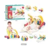 Nessiworld BIB6016- Vardem Piyanolu Bebek Yürüteci ve Tavşan Desenli Kırmızı Oyun Halısı  2 in 1