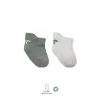 Nessiworld  Bistyle 2Li Sneakers Smile Penye Çorap BS20106 Nil Ekru