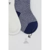 Nessiworld  Bistyle Big Heart Penye Soket Çorap 2Li BS10117 Lacivert