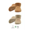 Nessiworld  Bistyle Çemberli Kaymaz Havlu Soket Çorap 2Li BS10503 Bej-Hardal