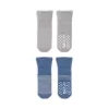 Nessiworld  Bistyle Çemberli Kaymaz Havlu Soket Çorap 2Li BS10503 İndigo Gri