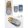 Nessiworld  Bistyle Hayvan Figürlü Kaymaz Erkek Soket Çorap 2Li BS10119 İndigo