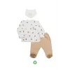 Nessiworld Bistyle I Am So Bear 3lü Takım 13103 Bej-Ekru