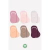Nessiworld  Bistyle Mix Babet Çorap 6Lı BS30101M Gül Kurusu