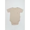 Nessiworld Bistyle Organik Natural Basic Style Yarım Kol Body BS17103 Bej