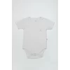 Nessiworld Bistyle Organik Natural Basic Style Yarım Kol Body BS17103 Beyaz