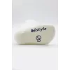 Nessiworld  Bistyle Puanlı Kaymaz Penye Soket Çorap 3Lü BS10108 İndigo