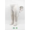Nessiworld  Bistyle Tekli Zikzak Kabartma Penye Külotlu Çorap BS50108 Ekru