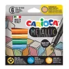 Nessiworld  Carioca Metalik Jumbo Keçeli Kalem 6Lı