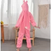 Nessiworld  Çocuk Tavşan Kostümü Pembe Renk 4-5 Yaş 100 cm
