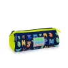 Nessiworld  Coral High Kids Lacivert Neon Sarı Monster Desenli Üç Bölmeli Kalem Çantası 22026