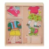 Nessiworld  CS-6817 Ahşap Elbise Giydirme Oyunu -Chiva