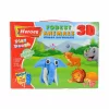 Nessiworld  ERN-571 Heroes 3D Orman Hayvanları Seti - Eren Eğitici Oyuncak