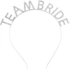 Nessiworld    Gümüş Kaplama Kristal Taşlı Team Bride Taç 16x17 cm