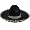 Nessiworld  Gümüş Renk Şeritli Meksika Mariachi Latin Şapkası 55 cm Çocuk