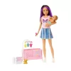 Nessiworld  HJY33 Mavi Saçlı Skipper Bebek Bakıcısı  ve Oyun Seti