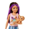 Nessiworld  HJY33 Mavi Saçlı Skipper Bebek Bakıcısı  ve Oyun Seti