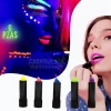 Nessiworld Karanlıkta Parlayan Yanan UV Neon Ruj Yüz Boyama 6 Adet 6 Renk