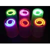 Nessiworld  Karanlıkta Yanan Gece Işığı Mega Glow Bardaklar 8 Adet 8.5 x 10.5 cm