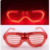 Nessiworld Kırmızı Led Işıklı Parti Gözlüğü - Neon Glow Şerit Gözlük 3 Modlu