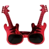 Nessiworld  Kırmızı Renk Rockn Roll Gitar Şekilli Parti Gözlüğü 15x15 cm