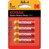 Nessiworld  Kodak Çinko Karbon Blister Kalem Pil 4lü AA