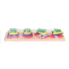 Nessiworld  KR006 Woodoy Renkli Geometrik Şekiller -Karsan  Oyuncak