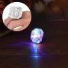 Nessiworld  Kristal Tasarımlı Led Glow Işıklı 3 Modlu Gümüş Yüzük 3.5 x 5 cm