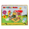 Nessiworld  LC0115 3D Boyutlu Çiftlik Puzzle -Laçokids