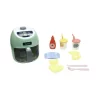 Nessiworld  LD-6613A Dokunmatik Fritöz Set Gıdalar Renk Değiştirir -Vardem Oyuncak