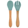 Nessiworld   Mama Kaşığı ve Çatal Seti Aqua Green