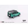 Nessiworld  Mini GT 1/64 Land Rover Defender 110 1985 County Station Wagon Trident Green