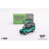 Nessiworld  Mini GT 1/64 Land Rover Defender 110 1985 County Station Wagon Trident Green