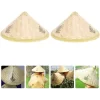 Nessiworld  Naturel Renk Cambodia Kamboçyalı Vietnam Şapkası PVC Hasır