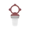 Nessiworld OiOi Silikon Püre Meyve Sebze Emziği Velvet Rose / Powder Grey