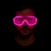 Nessiworld Pembe Led Işıklı Parti Gözlüğü - Neon Glow Şerit Gözlük 3 Modlu