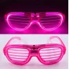 Nessiworld Pembe Led Işıklı Parti Gözlüğü - Neon Glow Şerit Gözlük 3 Modlu