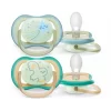 Nessiworld  Philips Avent Ultra Air Gece Emzik 0-6 Ay Erkek