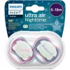 Nessiworld  Philips Avent Ultra Air Gece Emzik 6-18 Ay Kız