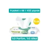 Nessiworld  Prima Aqua Pure Islak Havlu Mendil 9lu 432 Yaprak