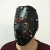 Nessiworld    Siyah Renk Kırmızı Çizgili Tam Yüz Hokey Jason Maskesi Hannibal Maskesi