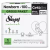 Nessiworld  Sleepy Natural Bebek Bezi Gross Paket 1 Beden 2-5 Kg 100 Adet