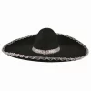 Nessiworld  Sombrero Meksika Şapkası Mariachi Gümüş Şeritli Yetişkin Boy