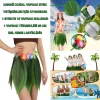 Nessiworld  Tropikal Esintili Hawaii Yapraklı Parti Eteği Yetişkin Boy