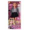 Nessiworld  WG-115519-20 Kürk Ceketli Elbiseli Bebek 29 cm  -Vardem Oyuncak