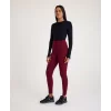 Nonofit Yüksek Bel Düz Sporcu Tayt - Bordo