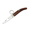 Okapi Gc2079c Kahverengi Kamp Çakı 16,5cm - Manuel, Kemerlikli, Ahşap Sap
