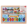 Ony-233-234-235-236 Ahşap Eğitici Puzzle Havaalanı -onyıl Oyuncak