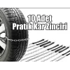 Luz&Pos Oto Lastik Kar Zincir Tak Çikar Pratik Zincir 10 Adet - Siyah